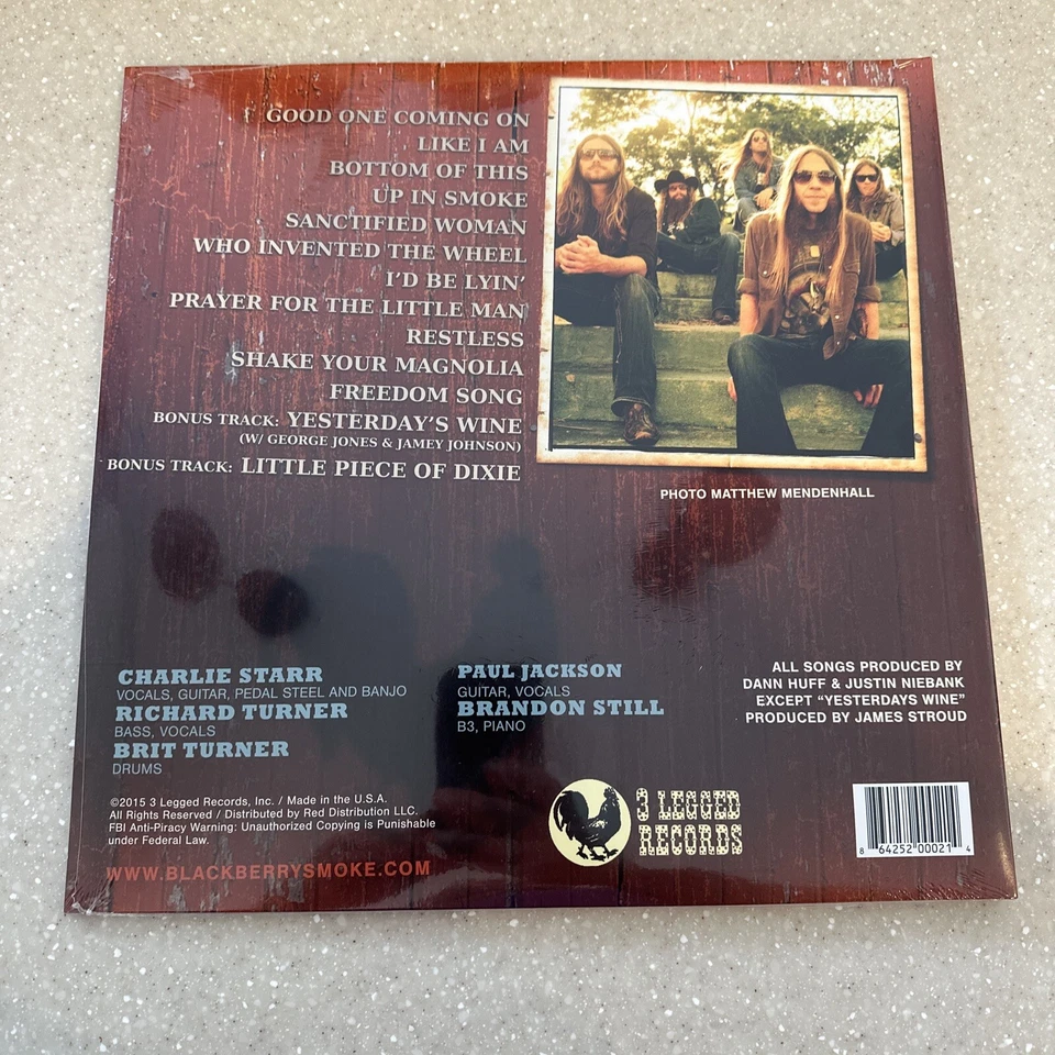 Blackberry smoke Little Piece Of Dixie vinyl Lp Coke Bottle Clear Record Mint - Image 3 of 4