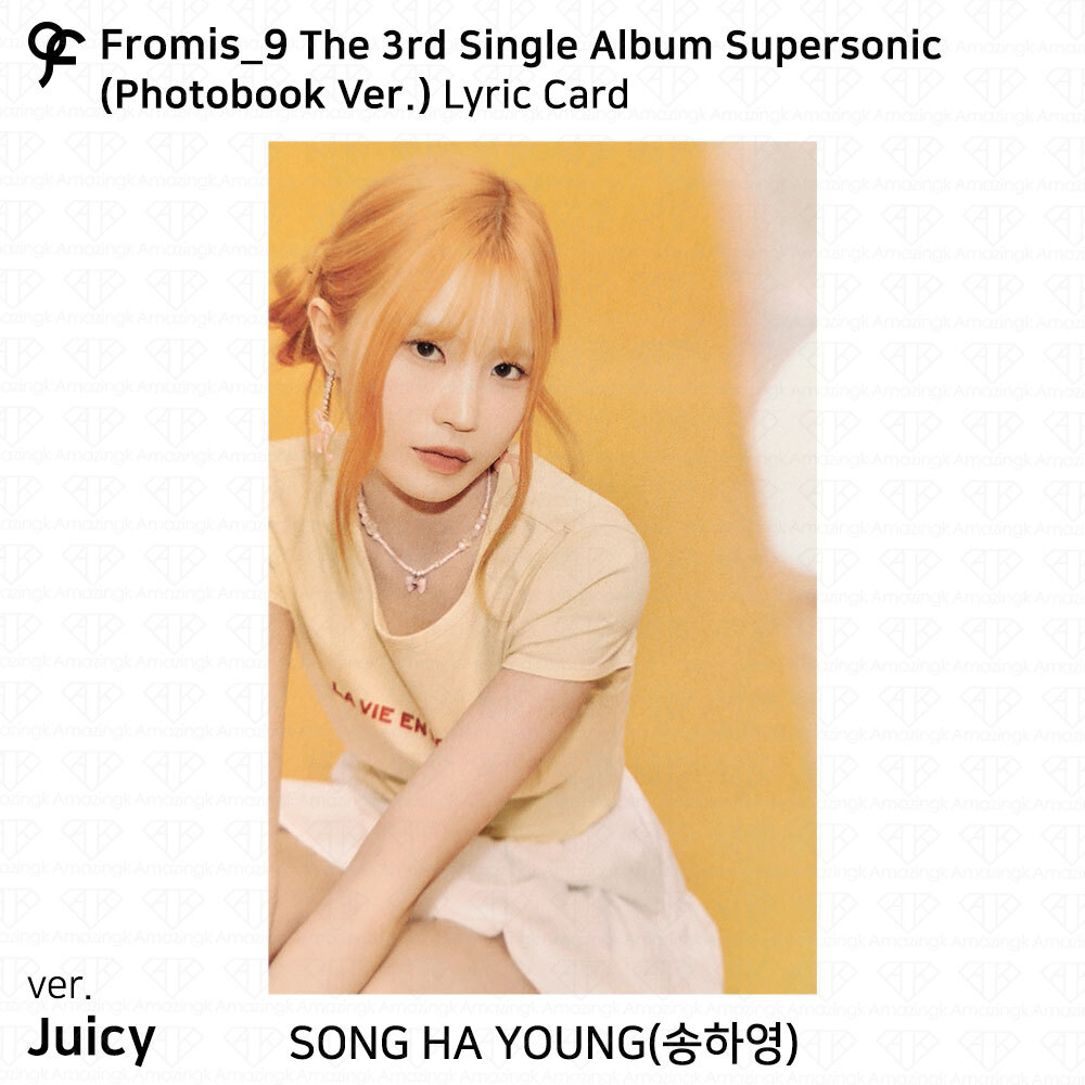 fromis_9 supersonic yetimall サイン会 中華 トレカ fromis_9 supersonic yetimall サイン会 中華 トレカ