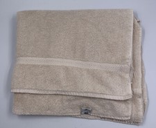 Vintage Cannon Combed Cotton Bath Towel - 52x30 Beige - Made in USA -