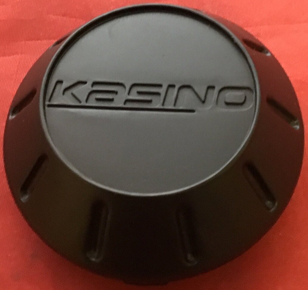 ONE NEW FLAT BLACK KASINO CENTERCAP PD-CAP71-P1035/LG1010-66 11471
