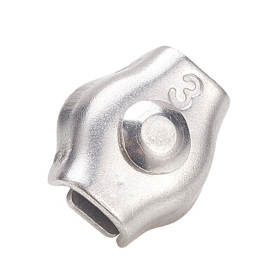 17.5mm Simplex Single Wire Rope Clip Cable Clamp Grips M3 Stainless Steel /