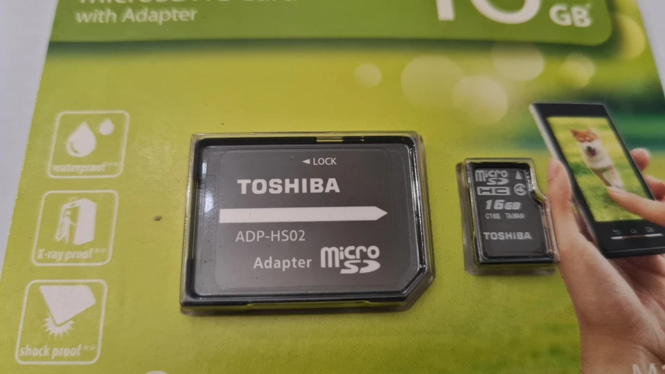 toshiba Micro SD Card 16GB with adapter Memory Card - Image 2 of 3