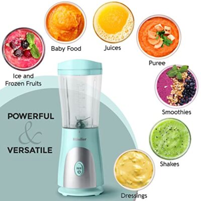 Blender Portable 14 Oz - Mixeur à Smoothies Puissant Et Compact Pour Jus Et Boissons Fraîches
