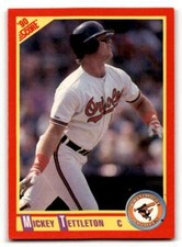 1990 Score #322 Mickey Tettleton    Baltimore Orioles Baseball Cards EX ID:58534