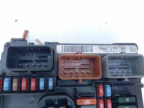 9667199780 R09 BSM-00 VALEO CENTRALINA FUSIBILI FUSE BOX PEUGEOT 207 CITROEN C3 - Imagen 10 de 12
