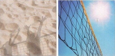 Reminisce - The Volleyball Collection Scrapbook - Beach Volleyball Papers 5pc