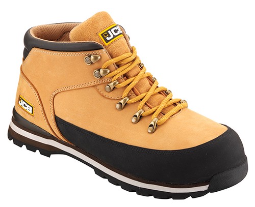 JCB 3CX MENS S3 LEATHER SAFETY WATERPROOF WORK BOOTS STEEL TOE CAP WIDE FIT SIZE - Picture 2 of 4