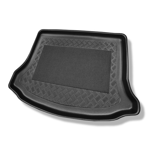 Tapis Coffre V40 Tapis De Coffre Volvo V40 2012-2023 - Set Complet TPE Noir - Avec Bac Roue De Secours - 4.5kg Protection Habitacle TPE