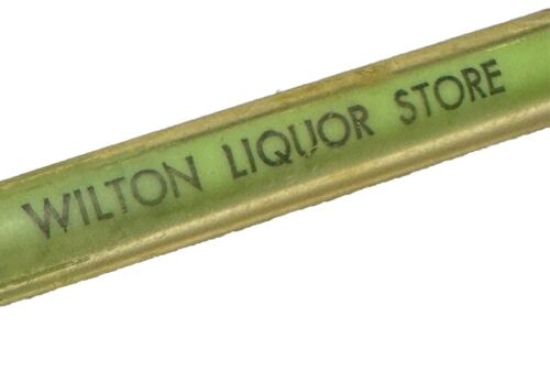 Vintage Wilton Minnesota Liquor Store Beer Wine Alcohol Supply Advertising Pen