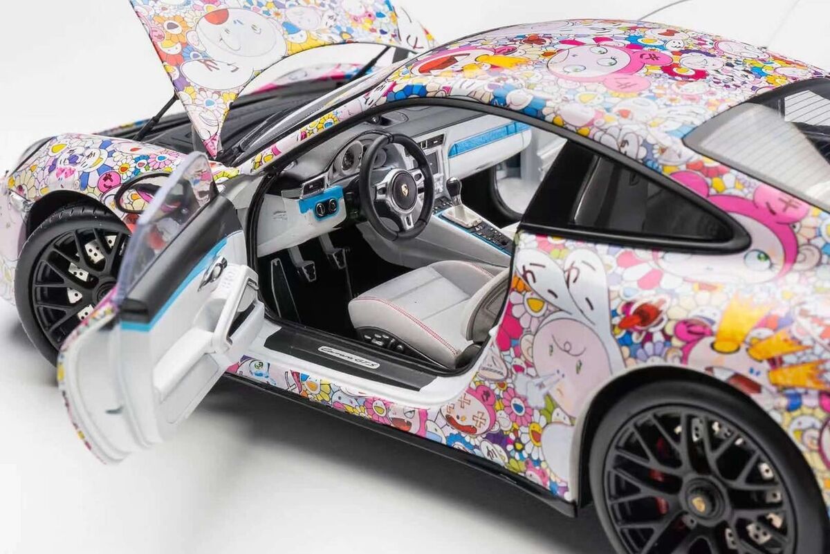 1/18 NSL Porsche 911 Carrera Kaikai Kiki Takashi Murakami 1/18 NSL Porsche 911 Carrera Kaikai Kiki Takashi Murakami