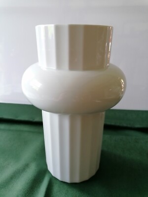 Rosenthal Vase '' Ode '' 30 cm  weiß glasiert - Sebastian Herkner