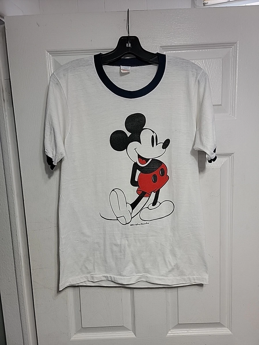 Vintage Disney Men's T-Shirt Size L Mickey Mouse Tropix Togs USA