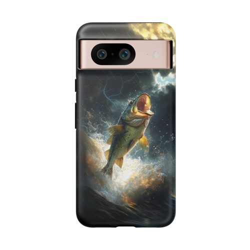 Big Mouth Bass Fish Thunderstorm River - Phone Case for iPhone, Galaxy, Pixel - 第 138/281 張圖片