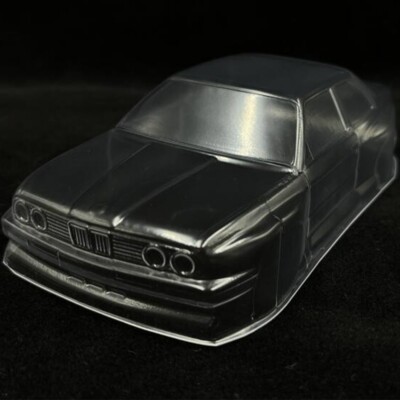 Mini-Z Lexan PC Clear Body Shell Set 98mm For 1/28 RC Car BMW E30
