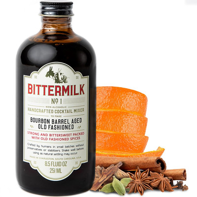 No.1 Bourbon Barrel Aged Old Fashioned Mix - Not Just Simple Syrup for Cockta...