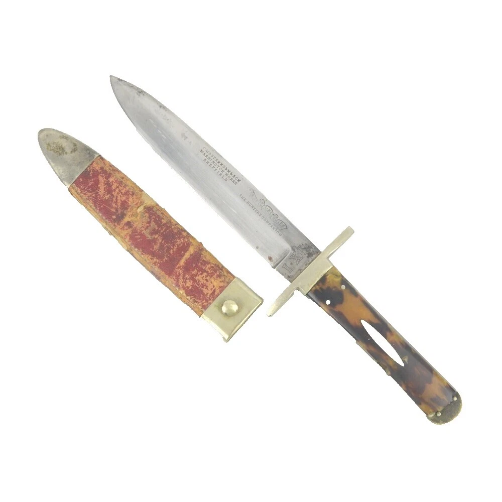 Shell Handle Full Collectible Fixed Blade Knives