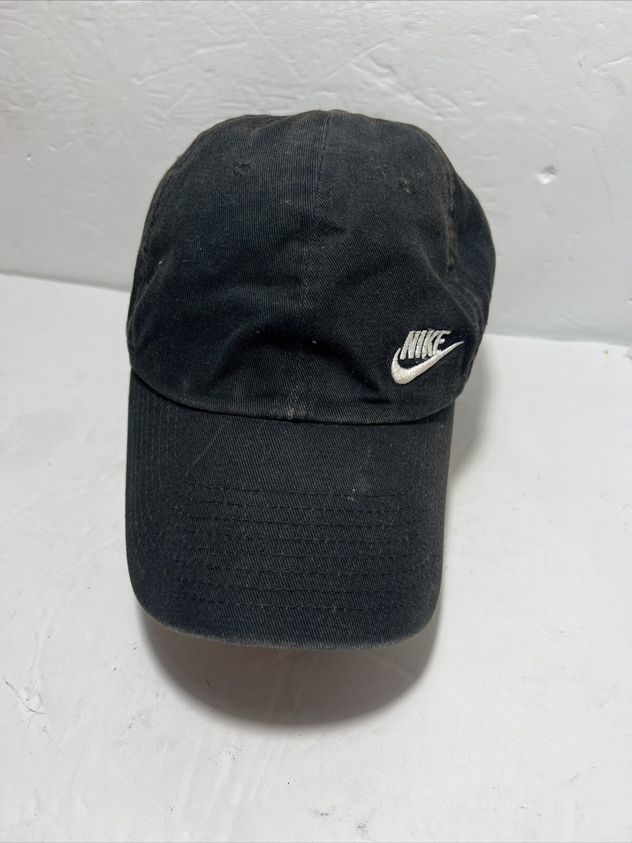 Nike Dri-Fit Featherlight Black/WHITE Hat Cap Strapback 1  display picture 2