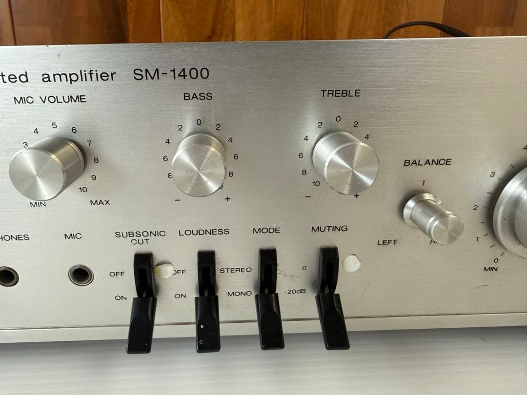 Sharp Optonica SM-1400 Amplifier Sound And Audio Control Japan | eBay