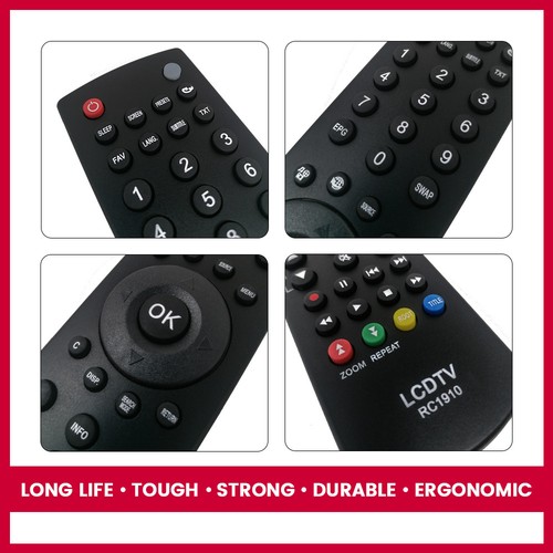 Replacement TV Remote Control For ALBA LCDW16DVDHDF - Picture 4 of 11