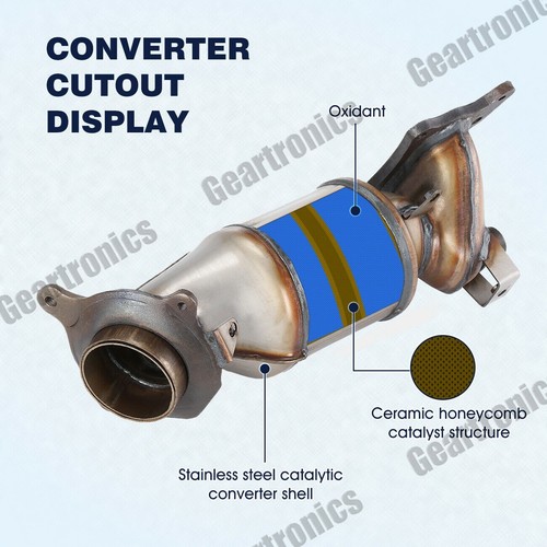 Catalytic Converter w/ O2 Sensor For 2008 2009 2010 2011 2012 Honda Accord 2.4L - Picture 10 of 13