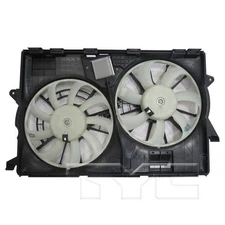 Dual Radiator & Condenser Cooling Fan Assembly for 14-19 Jeep Cherokee 2.4L