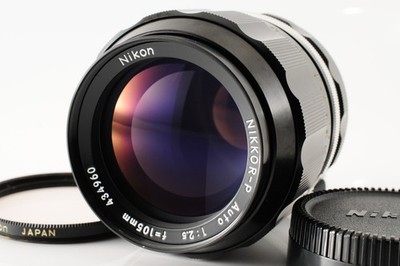 MINT] Nikon NIKKOR-P Auto 105mm F2.5 Non-Ai MF Lens From JAPAN #76