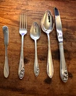 VINTAGE 1950s - LOT 5 GORHAM STERLING Silverware Pieces - 5/6 oz
