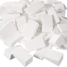 128 Beauty Makeup Blender Sponge Cosmetic Wedge Triangle Facial Applicator White