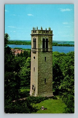 Carillon Tower with Lake Mendota and Picnic Point Madison Wisconsin