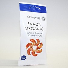 Clearspring | Tamari Roasted Cashew Nuts | 14 x 30g