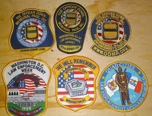 Patch ~ OFFICER DOWN MEMORIAL PAGE LAW ENFORCEMENT WEEK FALLEN POLICE LOT