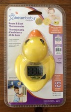 Dreambaby Room and Bath Thermometer  Yellow Duck Bath Toy - - BPA Free - NEW