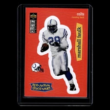 Marshall Faulk #S20 1997 Collectors Choice Stick-Ums Indianapolis Colts Football
