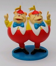 Disney Alice in Wonderland Tweedle Dee & Tweedle Dum PVC Figure Toy 3" Topper B