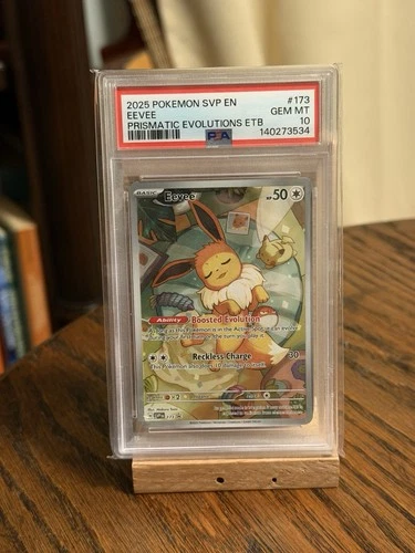 New ListingEEVEE 2025 POKEMON BLACK STAR PROMO PRISMATIC EVOLUTIONS #173 PSA 10 GEM MINT