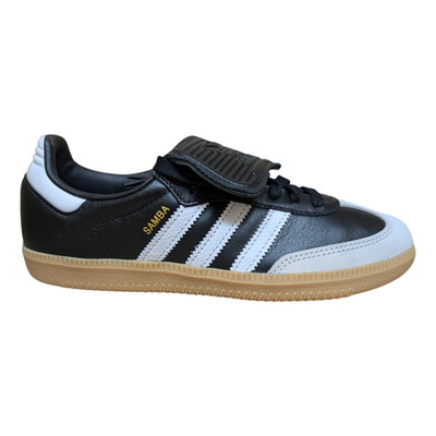 Adidas Women's Samba Longue Tongue Shoes - Black/White - US Size 7 - IG2010