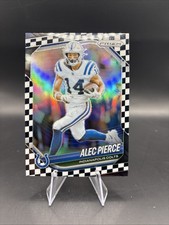 2025 Panini Prizm Alec Pierce Black And White Checkerboard # 209
