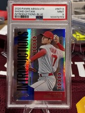 2020 Panini Absolute Shohei Ohtani Introductions-Blue PSA 9 🔥 POP 2! #INT13