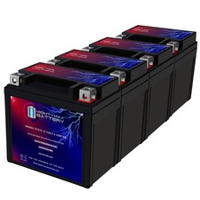 Mighty Max YTZ7S 12V, 6Ah, Battery Replaces Yamaha 90 YFM90R Raptor 24 - 4 Pack