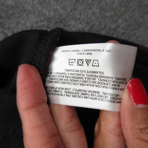 Camicia Orvis donna XS rossa nera bufalo quadri flanella bottoni a pressione foderata outdoor - Foto 5 di 14