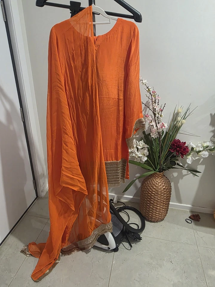 New Wedding Indian Designer Dress Party Wear Salwar Kameez Pakistani Bollywood - image 3 of 4