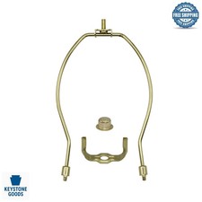 8-Inch Gold Lamp Harp Kit for Table Floor Lamps