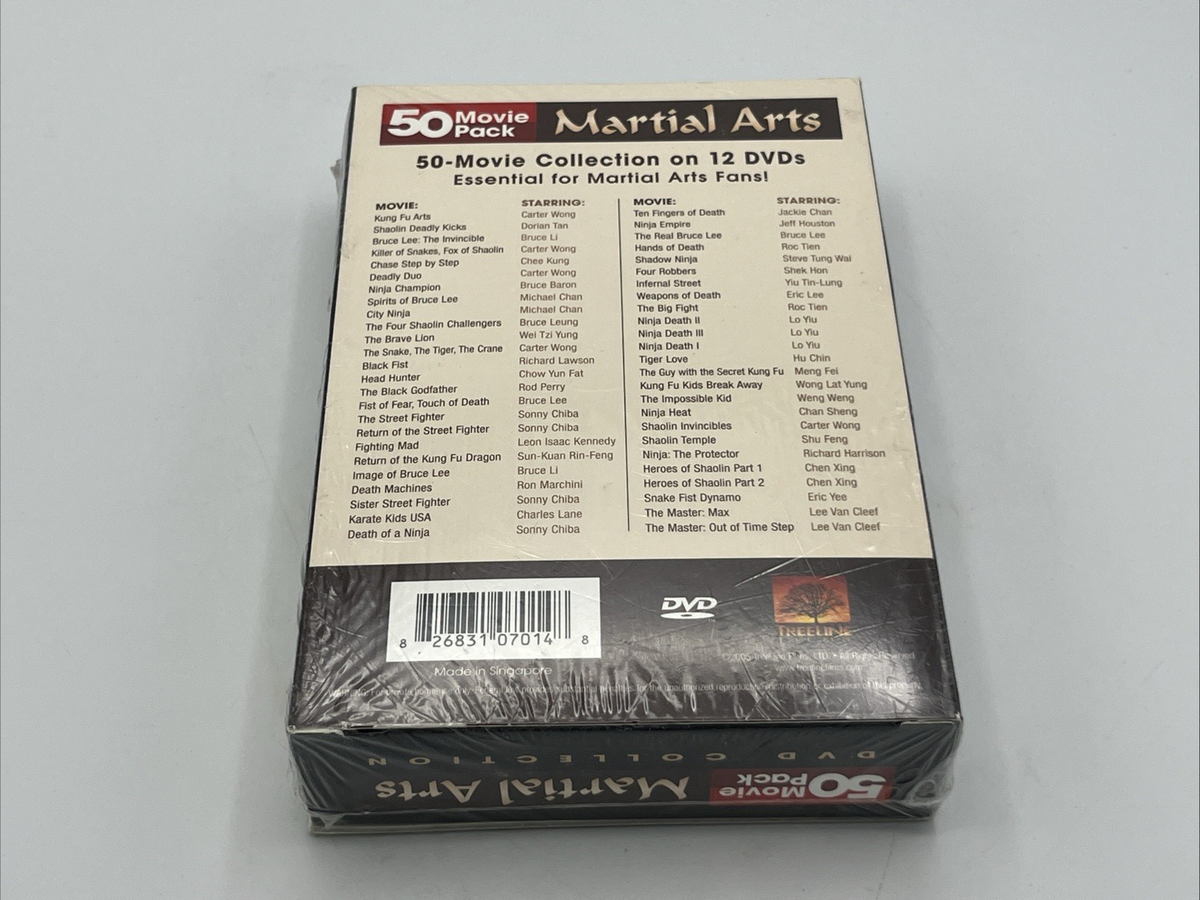Martial Arts 50 Movie Collection - 12-Disc Set (DVD, 2005