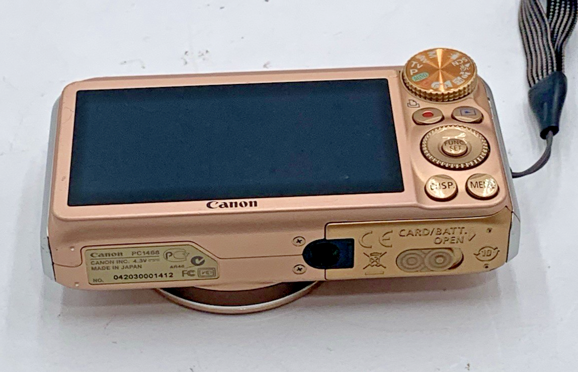 Canon PowerShot SX210 IS PC1468 14x Optical Zoom Gold 14.1mp