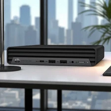 HP G6 Mini PC 6-Core i5 10th Gen. 16GB 512GB NVMe SSD HDMI Wi-Fi Windows 11 Pro
