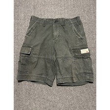 Denim supply ralph lauren cargo shorts Y2K green army pipes fit 34 tag 32