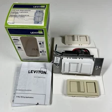 Leviton IP710-D0Z Illumatech Dimmer Switch for 0-10 Volt LED, Mark 7 Fluorescent
