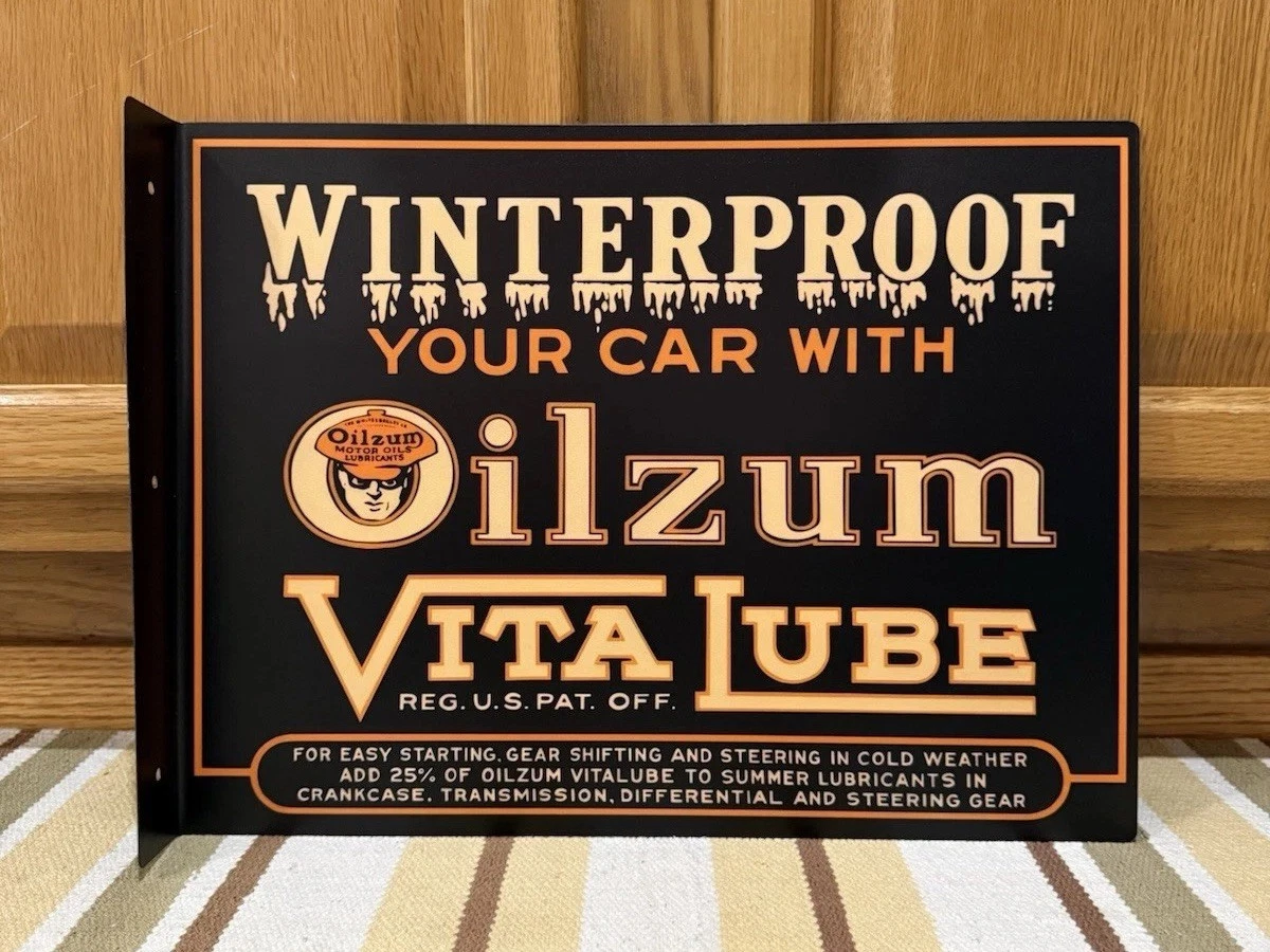 Oilzum In Collectible Gas & Oil Advertising Signs for sale | eBay