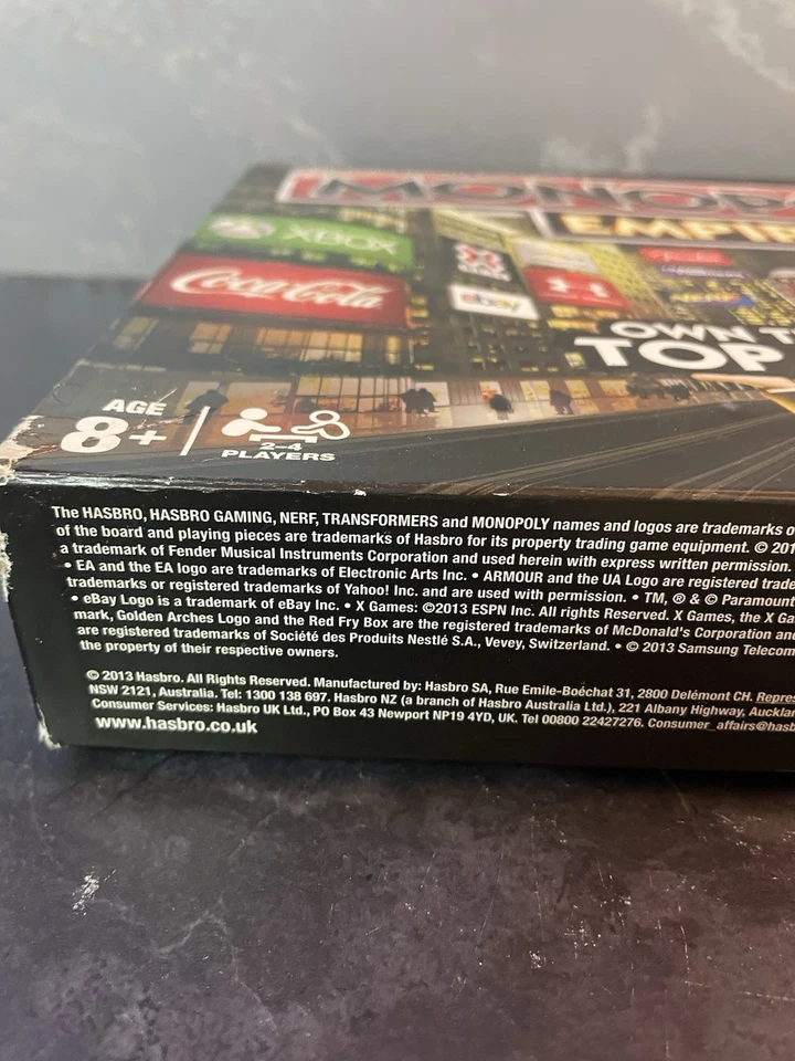 Monopoly Empire Board Game 2013 Gold Tokens Hasbro 100% Complete VGC - Image 3 of 4