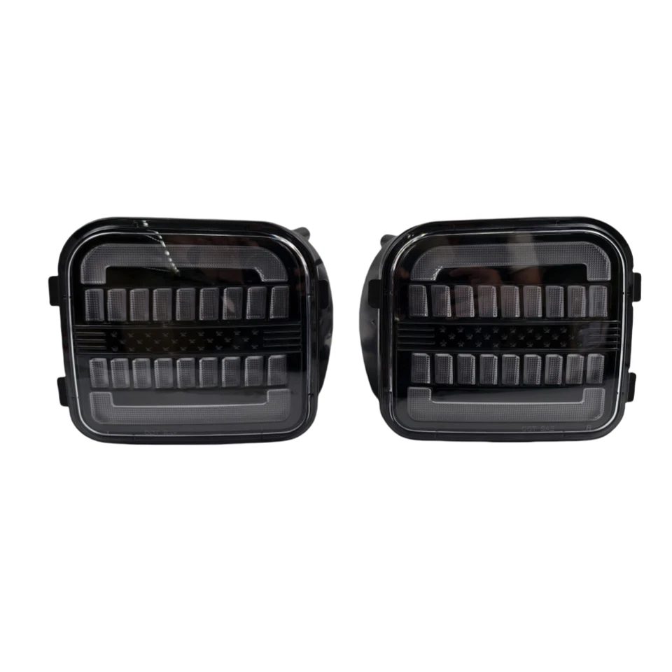 Luces LED transparentes de señal de giro de esquina delantera de 2 piezas para Hummer H3 2006-2010 Foto 2 de 4